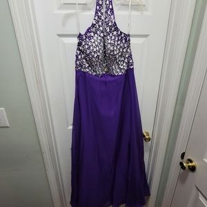 Grape Prom dress